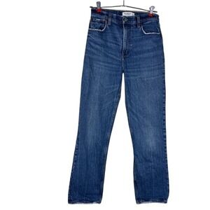 Abercrombie Jeans 27W 27inseam 4 The 90s Straight Ultra High Rise Stone Washed